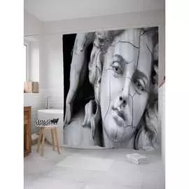 Шторка-занавеска для ванной JOYARTY