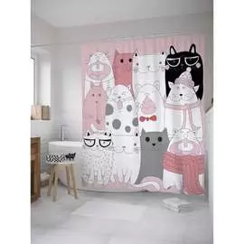 Шторка-занавеска для ванной JOYARTY