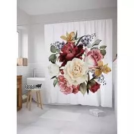 Шторка-занавеска для ванной JOYARTY