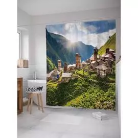 Шторка-занавеска для ванной JOYARTY