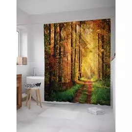 Шторка-занавеска для ванной JOYARTY