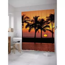 Шторка-занавеска для ванной JOYARTY