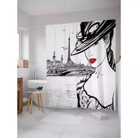 Шторка-занавеска для ванной JOYARTY