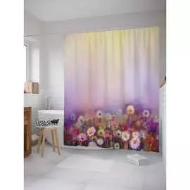 Шторка-занавеска для ванной JOYARTY