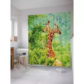 Шторка-занавеска для ванной JOYARTY