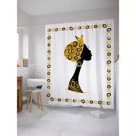 Шторка-занавеска для ванной JOYARTY