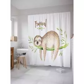 Шторка-занавеска для ванной JOYARTY