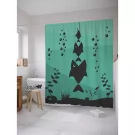 Шторка-занавеска для ванной JOYARTY