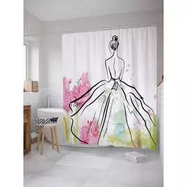 Шторка-занавеска для ванной JOYARTY