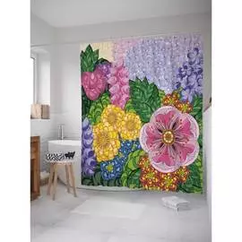 Шторка-занавеска для ванной JOYARTY