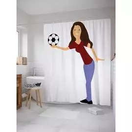 Шторка-занавеска для ванной JOYARTY