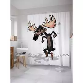 Шторка-занавеска для ванной JOYARTY