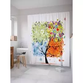 Шторка-занавеска для ванной JOYARTY