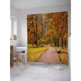 Шторка-занавеска для ванной JOYARTY