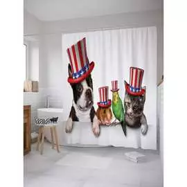 Шторка-занавеска для ванной JOYARTY