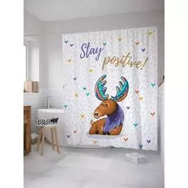 Шторка-занавеска для ванной JOYARTY