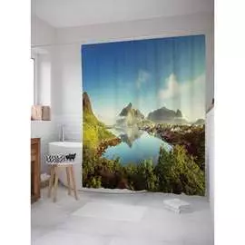 Шторка-занавеска для ванной JOYARTY