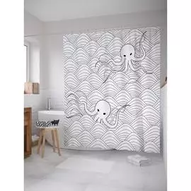 Шторка-занавеска для ванной JOYARTY