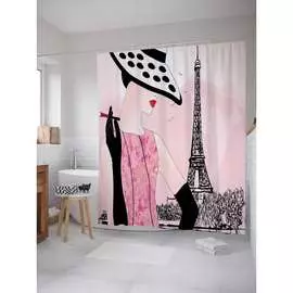 Шторка-занавеска для ванной JOYARTY