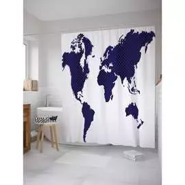 Шторка-занавеска для ванной JOYARTY