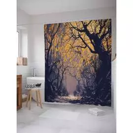 Шторка-занавеска для ванной JOYARTY