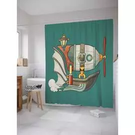 Шторка-занавеска для ванной JOYARTY