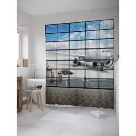 Шторка-занавеска для ванной JOYARTY