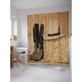 Шторка-занавеска для ванной JOYARTY