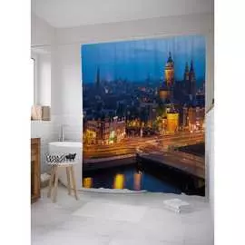 Шторка-занавеска для ванной JOYARTY