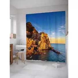 Шторка-занавеска для ванной JOYARTY