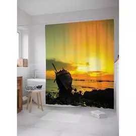 Шторка-занавеска для ванной JOYARTY