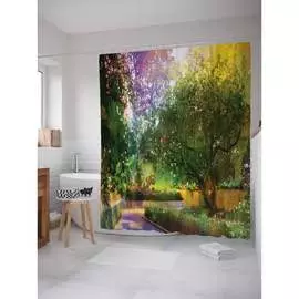 Шторка-занавеска для ванной JOYARTY