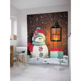 Шторка-занавеска для ванной JOYARTY