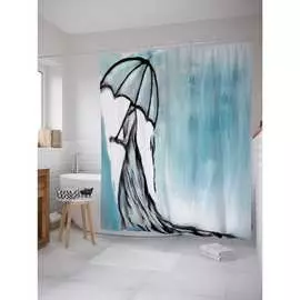 Шторка-занавеска для ванной JOYARTY