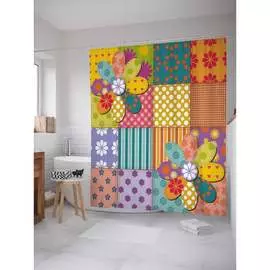 Шторка-занавеска для ванной JOYARTY