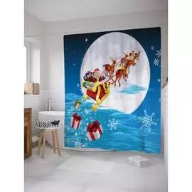 Шторка-занавеска для ванной JOYARTY