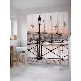 Шторка-занавеска для ванной JOYARTY