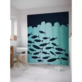 Шторка-занавеска для ванной JOYARTY