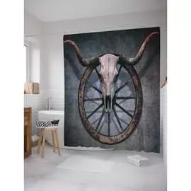 Шторка-занавеска для ванной JOYARTY