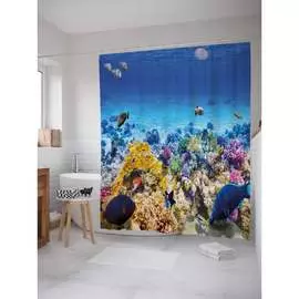 Шторка-занавеска для ванной JOYARTY