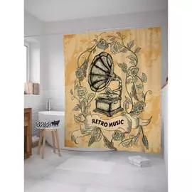 Шторка-занавеска для ванной JOYARTY