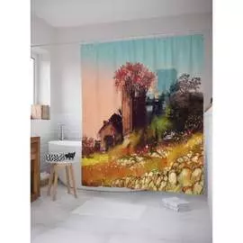 Шторка-занавеска для ванной JOYARTY