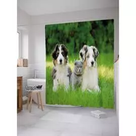 Шторка-занавеска для ванной JOYARTY