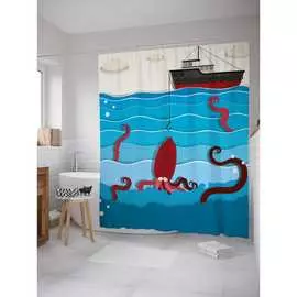 Шторка-занавеска для ванной JOYARTY