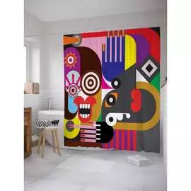 Шторка-занавеска для ванной JOYARTY