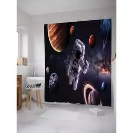 Шторка-занавеска для ванной JOYARTY