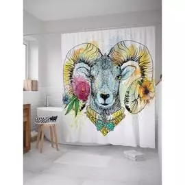 Шторка-занавеска для ванной JOYARTY