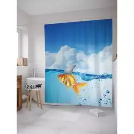 Шторка-занавеска для ванной JOYARTY