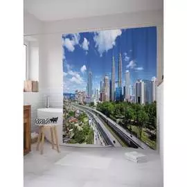 Шторка-занавеска для ванной JOYARTY