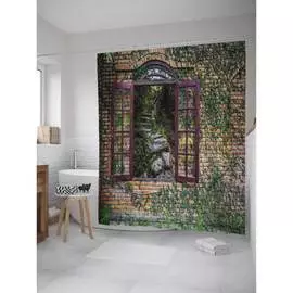 Шторка-занавеска для ванной JOYARTY